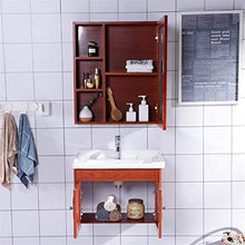 GFBVC Mobile Lavabo Combinazione del gabinetto dell'Armadio del gabinetto dell'Armadio dell'Armadio della Parete di vanità di Alluminio di Alluminio dello Spazio Facile da Pulire
