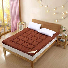 YOLL Materasso Letto futon Matrimoniale e Singolo Pieghevole e Arrotolabile. materassi da Terra 90 * 200cm~200 * 220cm futon Trapuntato salvaspazio | Bed Ground futon bambini/brown / 12