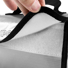 DERCLIVE Borsa di Sicurezza Portatile per Batteria Lipo a Prova di Esplosione Borse di Ricarica Resistenti alle Alte Temperature Grigio