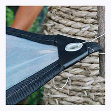 YYFANG Trasparente Telone Telo Copertura Teloni Occhiellato,Tenda in Plastica Resistente alla Pioggia con Occhielli per Piante da Balcone, 21 Misure (Color : Chiaro, Size : 4x4m)