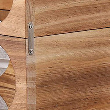 YQJ Portabottiglie in Legno Espandibile da Appoggio, Portabottiglie da Tavolo Impilabile Senza Vernice, Fai da Te di Forme Multiple per Cucina, Bar, Cantine, Magazzini,Flamed,1 Tier 6 Slot