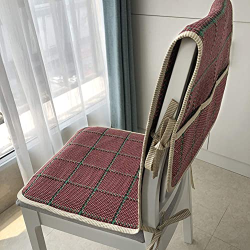 XHNXHN Set di Cuscini per Sedile Lungo e Profondo, griglia Cuscini per Sedia Monopezzo Cuscini per sedie per Tavolo da Pranzo congiunti Cuscini per sedie per Interni per Esterni Decorazioni per la