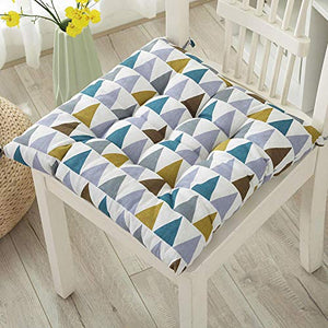 JKCTOPHOME Cuscini per sedie da Esterno，Cuscino per Sedia con Cintura Quadrata per la casa Autunno e Inverno-E_30X30cm，Cuscino Lounge da Esterno