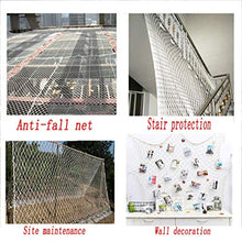WaiMin Rete for ringhiere for esterni di sicurezza Foto bianca Decorazione for pareti Rete for scale Balcone Rete anticaduta Rete da arrampicata Campeggio Giardino Rete for appendere i vestiti Rete fo