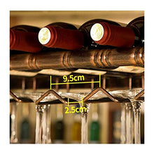 Chunjiao Supporto per Vino da ripiano, portametro in Vetro, Porta in Vetro Champagne, portacelleria, portabicchieri, Porta in Vetro a Testa in Giù Portabottiglie da Vino/portabicchieri/ripiano