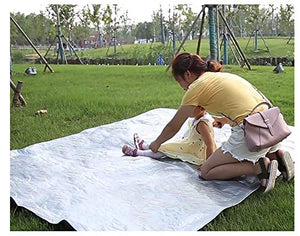GJSN Outdoor Multiuso Incatramata Telone Impermeabile Tarp Riparo Della Tenda Di Copertura, Pe Foglio Di Protezione per Greenhouse/Open Storage/Camion/Giardino,2Mx3M