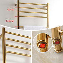 DKEE Golden Moderno Multi-Strato in Acciaio Inox Riscaldamento Trapano Elettrico Bagno Forato Home Hotel Bagno Rack/Rack/portasciugamani