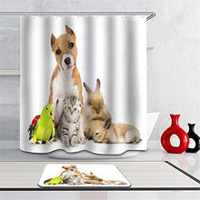 LIYAN Combinazione Bagno. Immagini Chiare E Colori Vivaci Rendono Il Tuo Bagno Pieno di Vita. Accessori da Bagno. Gatto. Cane. Pappagallo. Coniglio.