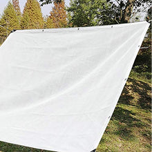Rete parasole YXX 80% UV Crema Solare tonalità della Maglia - rettangolo Ombra Panno for Backyard/Giardino/Deck/Strutture e attività all'aperto - Bianco, 120 g/mq (Size : 4m×6m)
