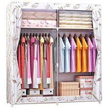 JFFFFWI Armadio Guardaroba Guardaroba 168 * 130 * 46cm Guardaroba Semplice Panno (Colore: B)