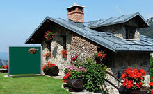 Nemaxx SCA180 Frangivento Tenda Laterale Verde Tendino 180x300 cm Telaio Verde cassoneto Grigio