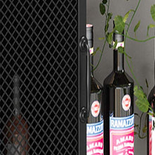 Elegante Semplicità Portabottiglie Porta Bicchiere Di Vino Portabottiglie Di Ferro Porta Calici da Parete Portabottiglie Multiuso da Parete, HJJ