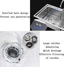 YUESFZ Lavabi Lavabo Domestico Grande capacità Piscina Sala da Pranzo Cucina di Verdure Bar Powder Room Vanity (Size : 75 * 45 * 23cm)