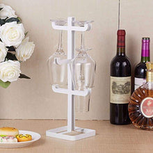 Zghaly Clangxayg-jujn Portabottiglie, Holder Mug Albero, cremagliera di Vetro di Vino, Cucina Organizzatore Accessori, Contiene 6 Coppe, Stand Domestica Bagagli, Bianchi e Neri. Portabottiglie Vino,