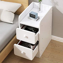 FEANG Comodino Semplice Shelp Modern Shelf Bedroom Bedroom Cabinet Stretto Gap Stretto Mini Ultra-Stretto Cabinetto di stoccaggio