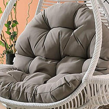 Bestlle Cuscino di Seduta per Sedia sospesa, Cuscino per Sedia Amaca Uovo Addensato, Cuscino di Seduta per Altalena Nido per Appendere all'aperto per Patio Giardino Balcone (Sedia Non Inclusa)