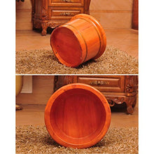 LIZHIQIANGyupen Pediluvio in Legno, Pediluvio in Rovere, Vasca per Pedicure Massaggio Termale Casa Pediluvio in Rovere Barili Lisci E Delicati per Pedicure