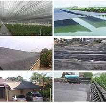 MVNZXL Teloni in Rete per impieghi gravosi, Tessuto ombreggiante Nero con Protezione UV al 90% nastrato per Giardini Case per Cani Piscine per bagni Carport
