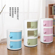 UMCCY Semplice plastica Libera Combinazione Locker con la Porta della Camera da Letto Bambini armadi del Comodino Snack Toy armadietto, 1, Due Bianchi