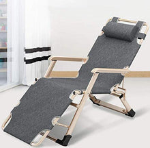 SHUAIIJUAN Sedia per il tempo libero domestico Sedie da giardino Grey for Beach Patio |Sdraio da spiaggia reclinabile |Di campeggio esterna pieghevole sedie reclinabili gambe a sezione quadrata in acc