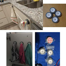 Porta Strofinacci per Termoarredo per Bagno Porta Strofinacci Autoadesivo Senza Fori Gancio per Asciugamani Morsetto Cucina e Casa Porta Asciugamani Autoadesivo Senza Fori per Bagno Rotondo(6 Pezzi)
