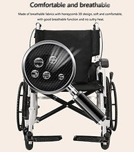 Sedia A Rotelle A Propulsione in Acciaio al Carbonio, Telaio Pieghevole Leggero, Sedia A Rotelle per Auto Assistente con Freni, Sedia da Viaggio Portatile con Mobilità Ridotta per Utenti Anziani, por