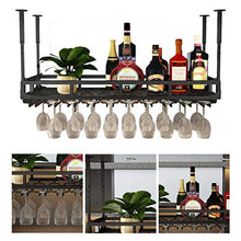 Porta Bicchieri da Vino Rosso Porta Bicchiere da Vino da Appendere a soffitto Altezza Regolabile Ferro Stile Europeo per Cucina/Bar/Ristorante Rack