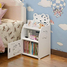 Mini Comodino Assemblare plastica di Modo della cavità-scolpito Design deposito Rack Stile Cartoon Locker Impermeabile Hyococ (Color : C)