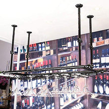 La bottiglia del supporto della cremagliera del vino ripiano Living vino rack Rack Restaurt Wine Rack, Vino decorativo Rack, Holder Vino Rack Glass Bar Wine Hging vino rosso Bicchiere Rack Upside Hold