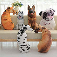 FairOnly 3D Simulate Dog Shape Plush Throw Pillow with removable cover