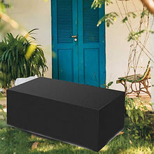 Fodere per mobili da giardino 115x115x74cm per esterni, fodere per mobili da giardino, copriletto rettangolare per patio, resistente all'acqua e durevole, per tutte le condizioni atmosferiche, pe