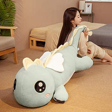 Huggable Big Long Cute Dinosaur Peluche Morbido Cartoon Animale Angelo Farcito Bambola Fidanzato Cuscino Bambini Ragazza Regalo di Compleanno (Colore: C, Altezza: 110cm)