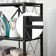 YIN YIN Carrello per ripiani Carrello ripiano, cremagliera in acciaio al carbonio mobile conveniente grande capacità di stoccaggio soggiorno bagno camera da letto rack 72X38.4X85.2 CM 2 colori Carrell