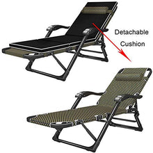 SHUAIIJUAN Sedia per il tempo libero domestico Sdraio da spiaggia pieghevole reclinabile sedie for esterni sedie a sdraio regolabili sdraio Patio Adagiarsi for Travel Yard Beach Pool Max.200kg