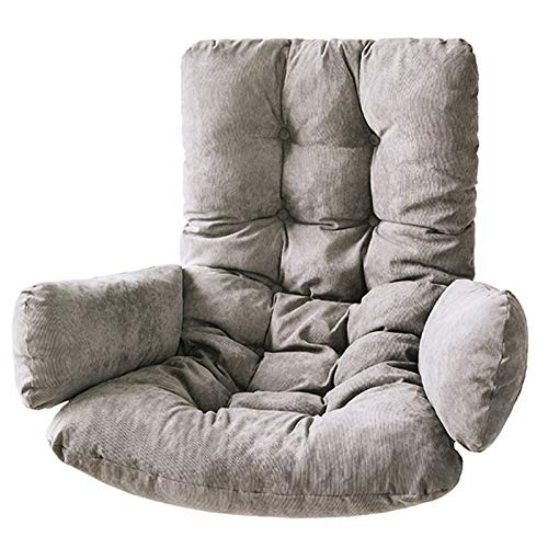 MIAOKU Cuscino per Sedia a Uovo Appeso, Installazione Cesto oscillante Cuscino, per Sedia Amaca Addensato per Giardino Patio di casa - Sedia Non Inclusa, 50 * 125cm