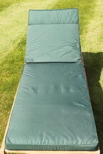 Cuscino per sedie a sdraio da giardino, per giardino, 95 x 45 x 35 cm, colore: verde