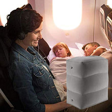 Lettino da viaggio Lettino da viaggio bambini Volo sonno poggiapiedi Cuscino riposa cuscino, sul Aereo Auto Bus cuscino gonfiabile Viaggi resto del piede cuscino di rilievo del piede 6-3