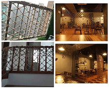 Protective net decoration / Tessuti a mano corda della canapa mesh multi-funzione Scale Balcone anticaduta for bambini Retro Bar Net Net soffitto Foto decorazione della parete netto appendere i vestit