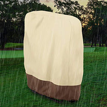 Copertura per sedie pieghevoli per esterni,190T tessuto impermeabile oxford lettino da giardino 93 x 82 cm - Beige
