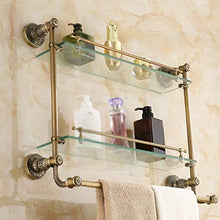 HYYDP Parete Porta Salviette Mensola per Bagno in Acciaio Inox Multi-Funzionale da Parete in Lega di Zinco montata su Parete Bagno