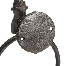 DyNamic Cremagliera Del Supporto Del Portasciugamani Di Casa Del Gancio Del Tovagliolo Dell'Anello Del Gancio Di Bagno Industriale Del Ferro Da Stiro Rustico