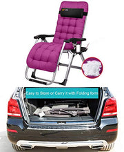 SHUAIIJUAN Sedia per il tempo libero domestico Zero Gravity Patio Lounge Chairs Sedia for esterni da giardino Sdraio con cuscino e Utility Tray pieghevole reclinabile for Pool Side, Deck, Beach, Yard
