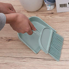 Toyvian Mini scopa e set di spazzaneve per la pulizia della gabbia nido di casa Desktop Pets (blu)