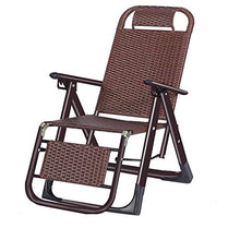 Soul Case Sedia di Vimini Marrone, Poltrona reclinabile a gravità Zero Air Comfort, Sedia da Spiaggia, Sedia da Esterno Pieghevole Imbottita - per Esterno, Campeggio, Giardino, Patio, Prato