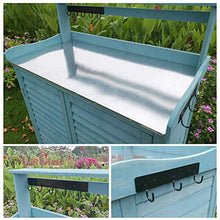 WMQ Casetta da Giardino, Mobile da Giardino Snello in Abete, con Tetto a Falde per riporre Oggetti, 870x450x1200mm