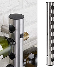 Portabottiglie da Parete, Portabottiglie per vino rosso verticale a parete in acciaio inossidabile per vino per forniture da bar per uso domestico(scheggia)