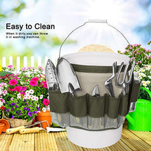 Heaveant Borsa per Attrezzi da Giardino, Borsa per Attrezzi a Secchio Regolabile Pesante Borsa per Attrezzi da Giardino Borsa per Attrezzi Multifunzione Borsa per Cintura Secchiello Organizer