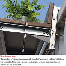 Tavolo pieghevole ringhiera Computer per esterni Tavolo d'attaccatura Balcone Balcone Galleggiante Tavolo per il tempo libero Scrivanie da parete per spazi piccoli - Facile da installare (Dimensione: