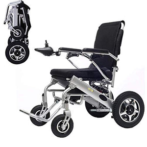 Accessori per la casa Sedia a rotelle elettrica Leggera per disabili Anziani - Sedia a rotelle Pieghevole - Sedia a rotelle Regolabile - Utenti disabili per disabili Anziani - 25 kg FDA