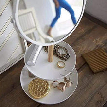 ADSE Specchio per Il Trucco Specchio per Il Trucco Specchio per Il Trucco Creativo per Desktop Articoli Vari Specchio per Vassoio di stoccaggio Specchio per Trucco di Grandi Dimensioni Specchio